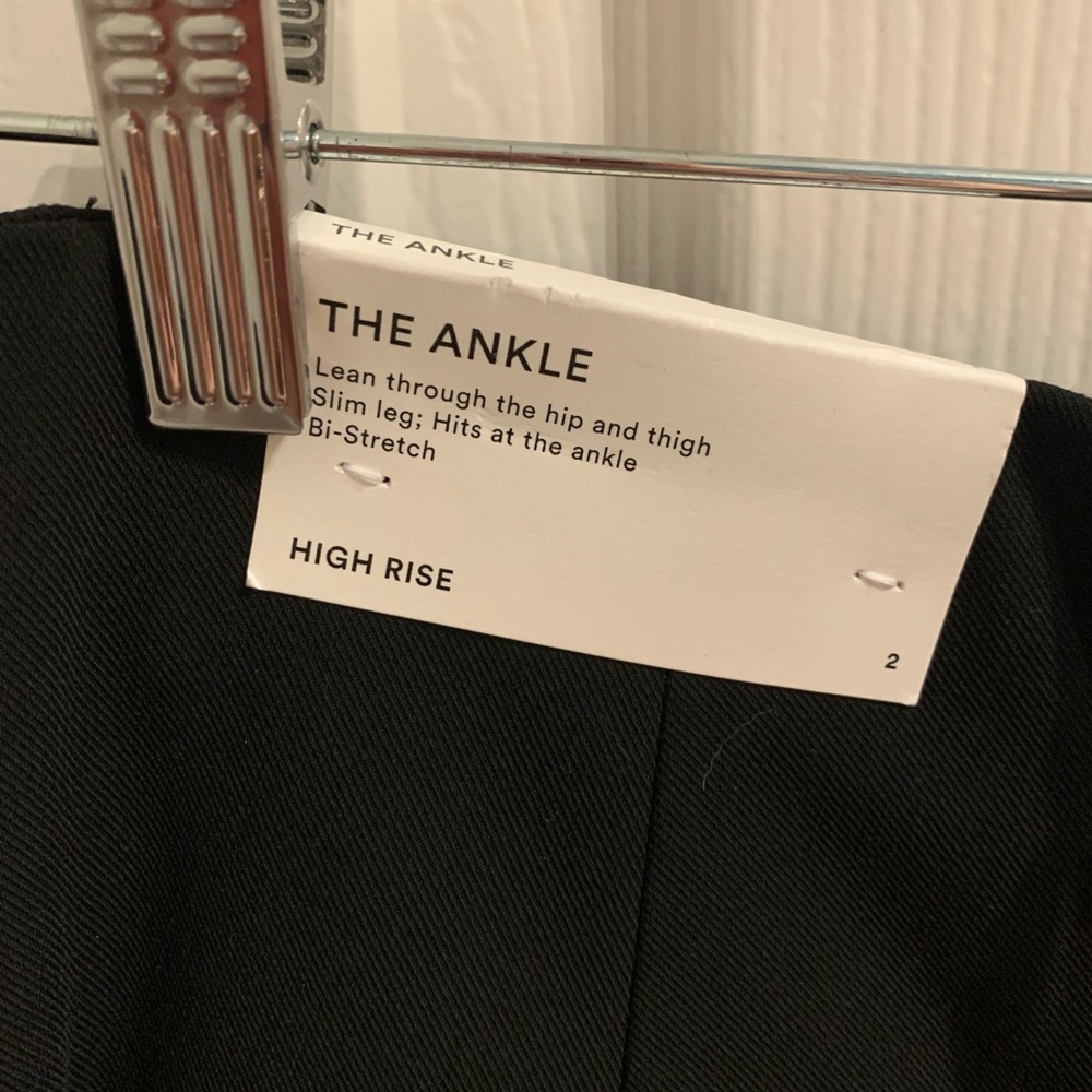 NWT Ann Taylor slim black pant